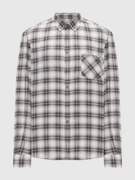 Сорочка в клітинку Florentino сіра