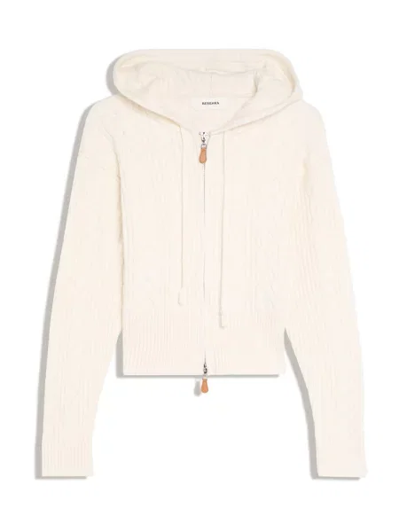 Bershka Geacă tricotată crem