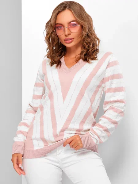 Джемпер MarSe вовна/поліестер рожевий