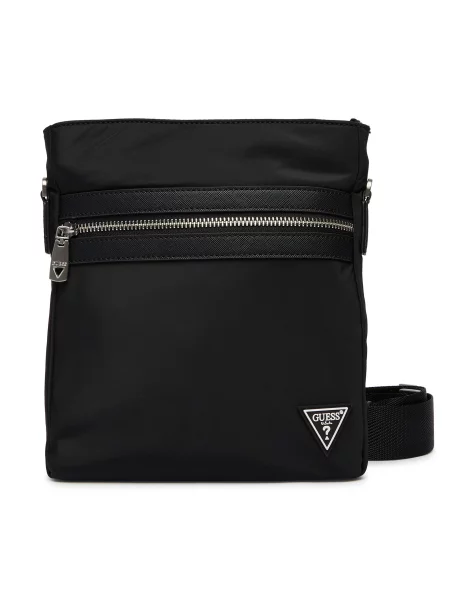 GUESS Torba za čez ramo BERLIN' črna