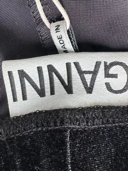 Pantaloni Ganni evazate albastru