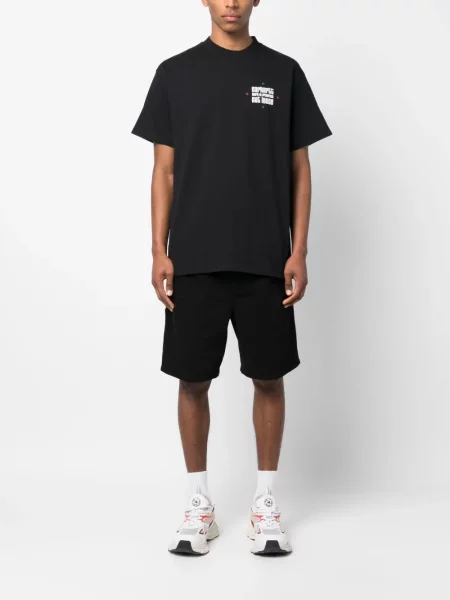 Juosmuo šortai Carhartt Wip juoda