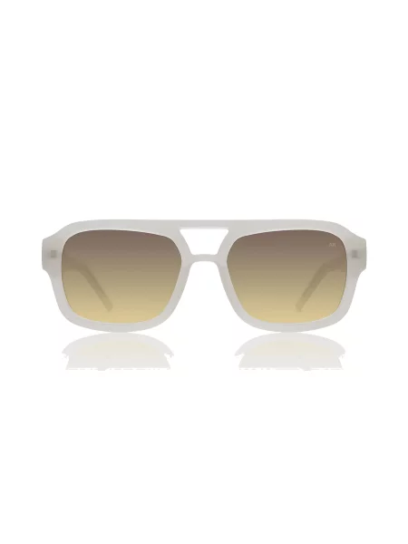 A.Kjærbede Kaya White Unisex Okulary przeciwsłoneczne A.Kjærbede Size: One size biały