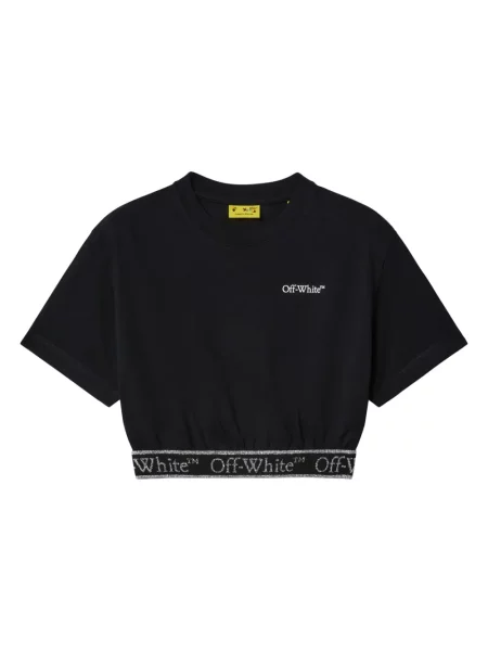 Top dziecięcy Off-white biały