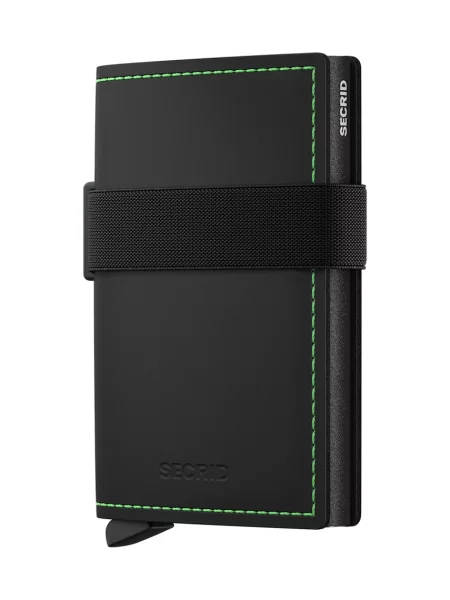 Secrid portofel RFID piele MATTE negru