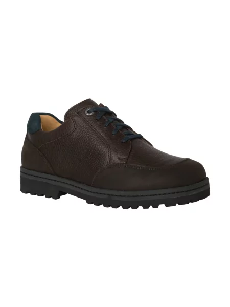 Sneakersy Ganter skórzane brązowe