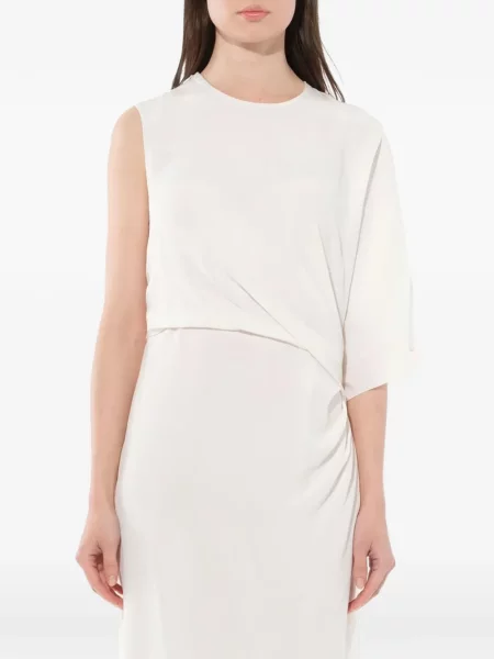 Haljina Givenchy s draperijom bijela