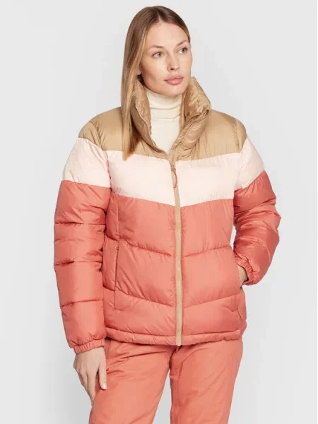 Columbia Зимно яке Puffect™ Color Blocked Коралов