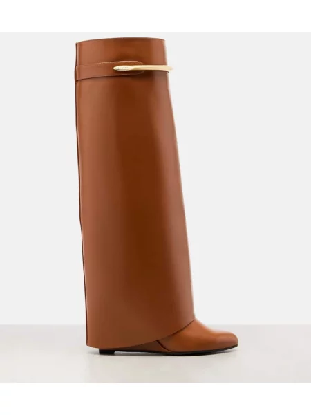 Cizme Givenchy din piele maro