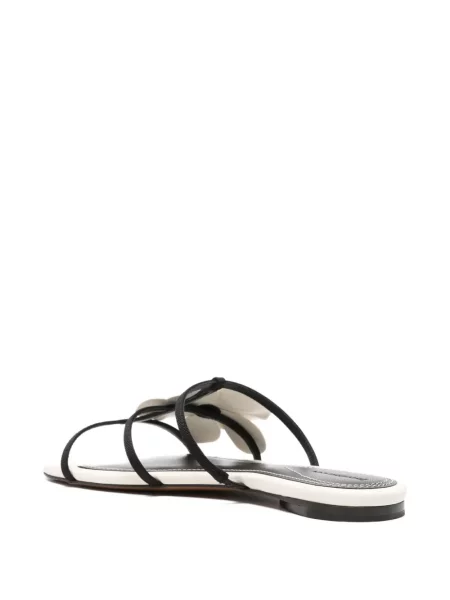 Sandale Zimmermann cu model floral alb