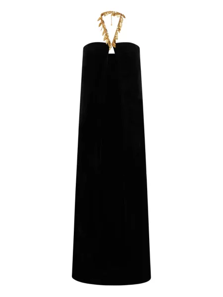 Rochie Roberto Cavalli de catifea de costum negru