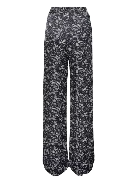 Pantaloni Stella Mccartney din dantelă negru