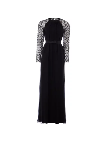 Rochie maxi Temperley London negru