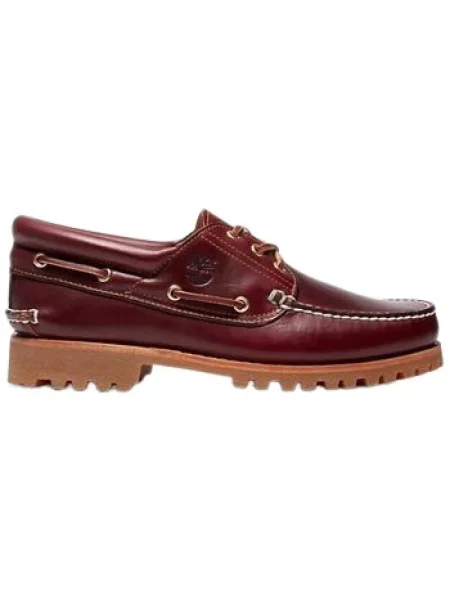 Półbuty Timberland skórzane klasyczne czerwone