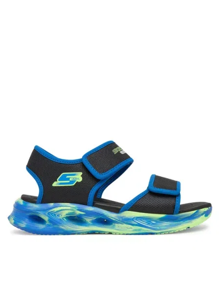Szandál Skechers S-Lights: Sola Glow Sandal Fusion Brights fekete