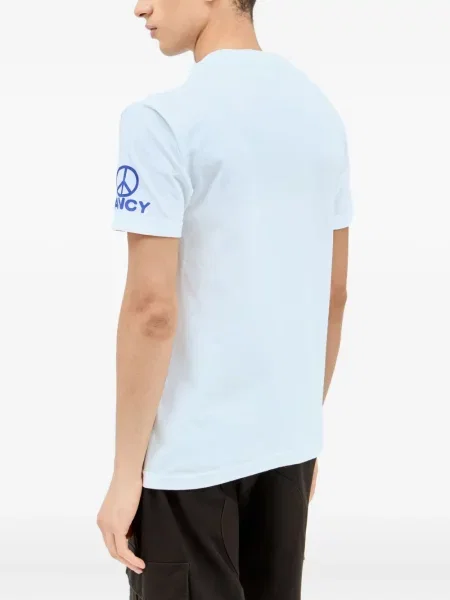 Tricou Nancy Ganz cu imagine cu decolteu rotund alb