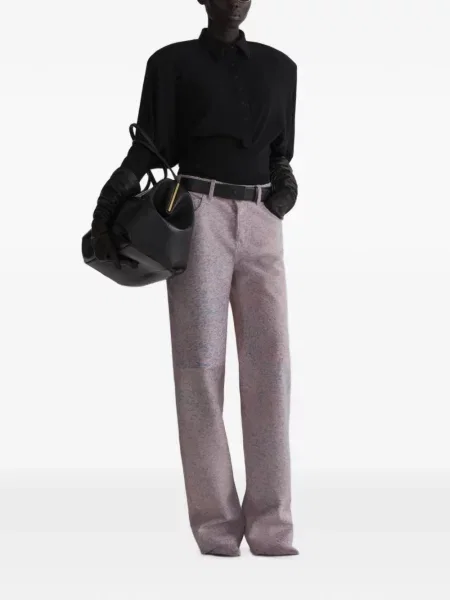 Tricou polo Mugler roz