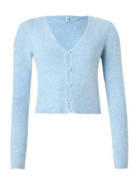 ONLY Geacă tricotată ONLRICA deschis albastru