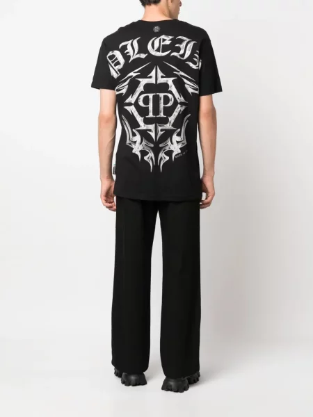Marškinėliai Philipp Plein juoda