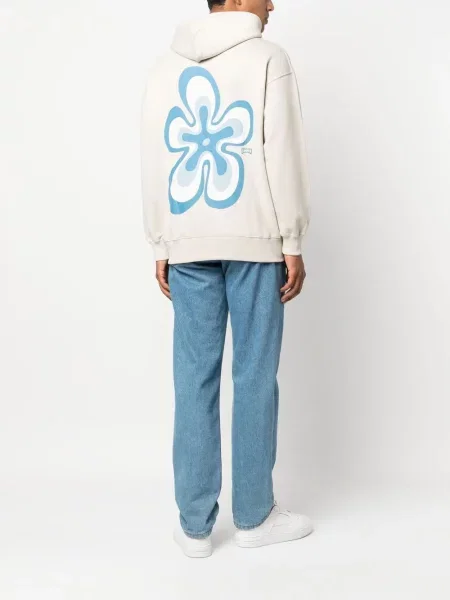 Hanorac cu glugă Camper cu model floral cu imagine