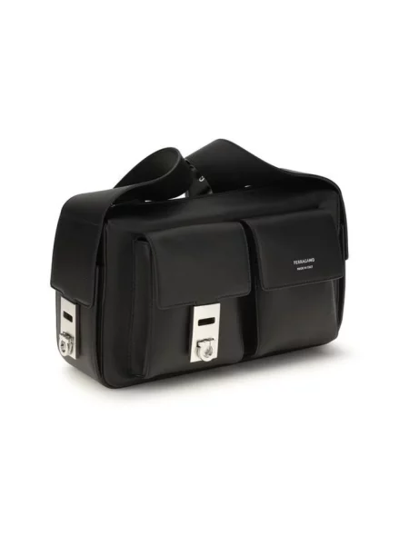 Torba crossbody Ferragamo skórzana czarna