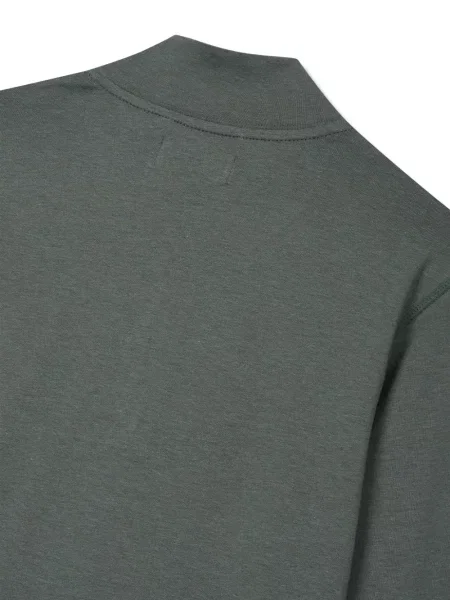 Bluza Studio Tomboy z zamkiem błyskawicznym do połowy zielona