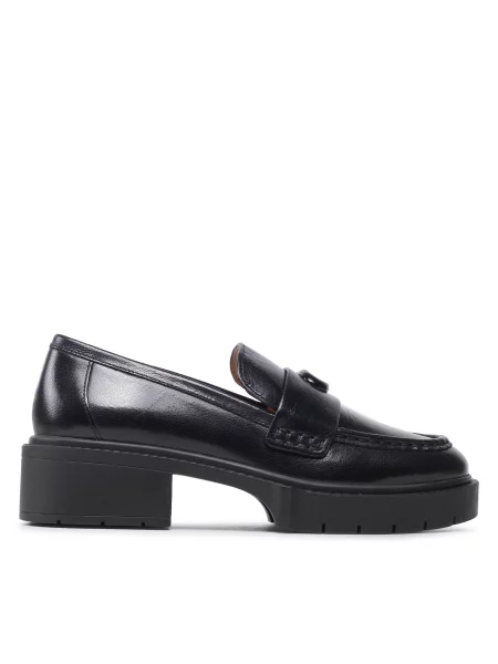 Лофери Coach Leah Loafer чорний