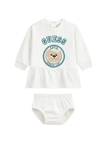 Sukienka dziecięca Guess biała