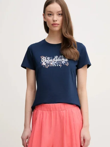 Pepe Jeans Tricou Rosalind Bleumarin albastru