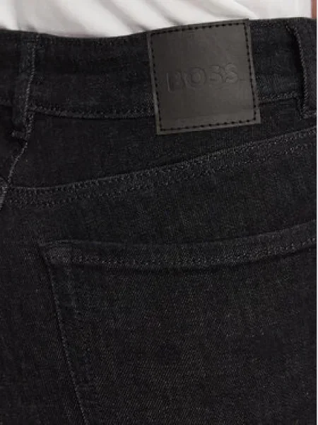 BOSS Jeans hlače Maye Super Skinny Fit črna