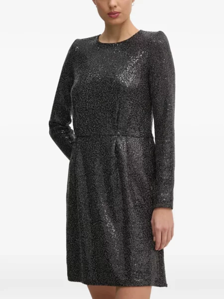 Rochie Benetton cu paiete cu spatele deschis negru