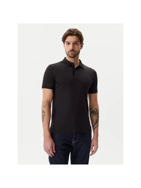 Calvin Klein Polo majica Regular Fit črna