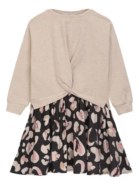 Danamade Rochie Dorthe bej deschis / bej amestecat / roz pal negru