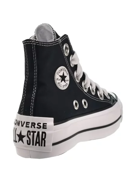 Бягане slip-on маратонки Converse Chuck Taylor All Star на платформе черно