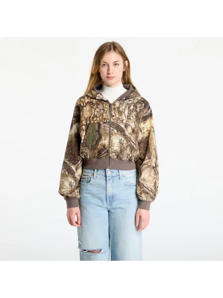 Флисовое укороченное худи Jordan