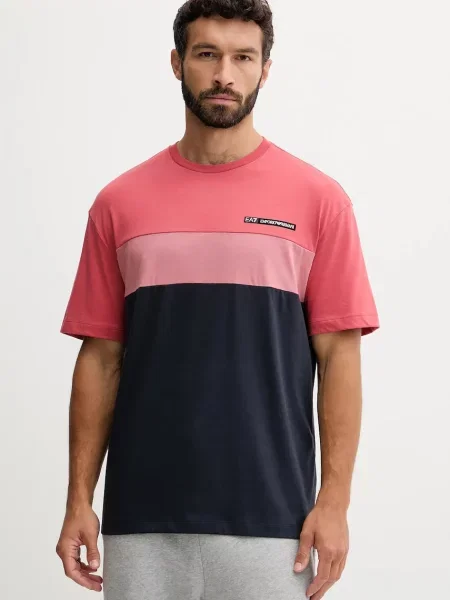 Kratka majica Emporio Armani roza