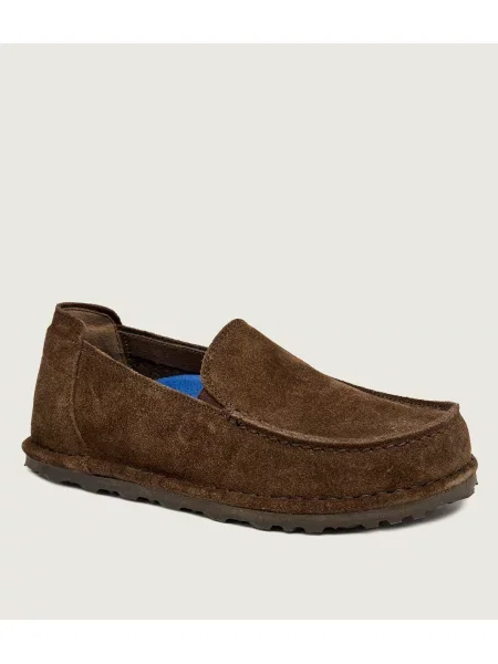 Birkenstock Mokaszin Utti | hasított bőr barna