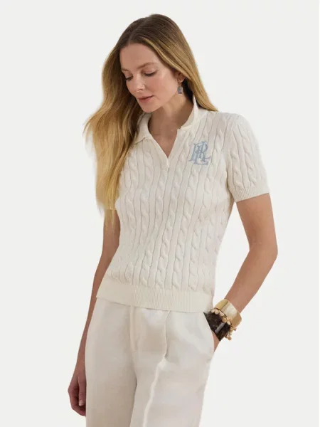 LAUREN RALPH LAUREN Светр білий
