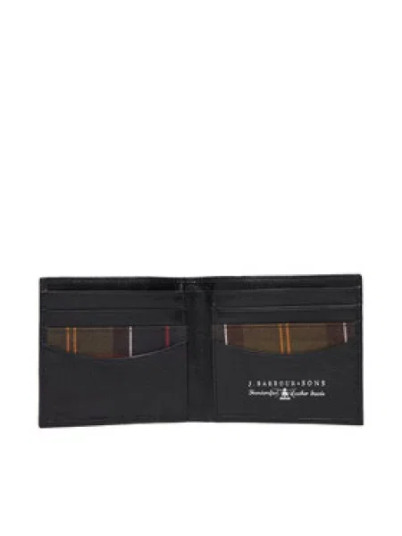 Barbour Velika denarnica črna