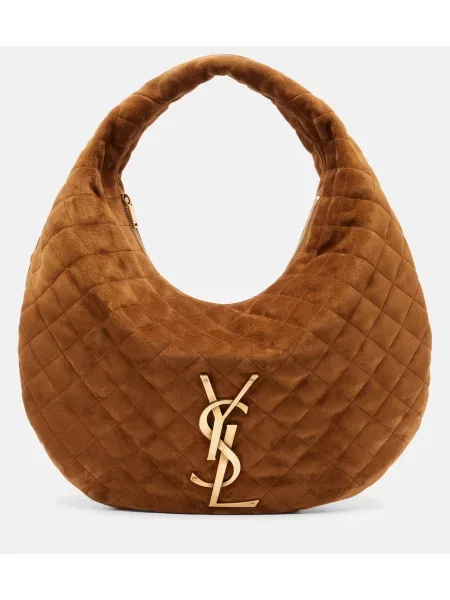 Torbica Saint Laurent iz semiša rjava