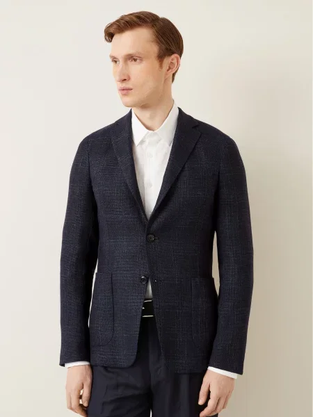 Zegna Sako Extra Slim Fit tmavě modrá
