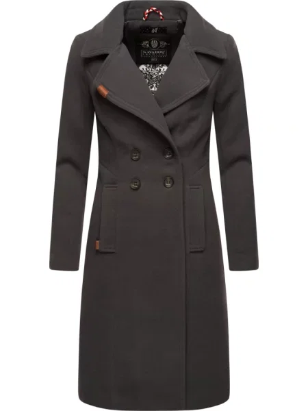 NAVAHOO Zimski kaput Wooly antracit siva