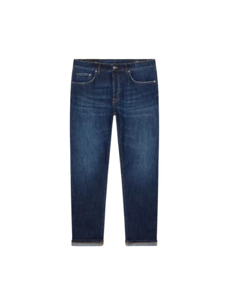 Skinny jeansy skinny Dondup niebieskie