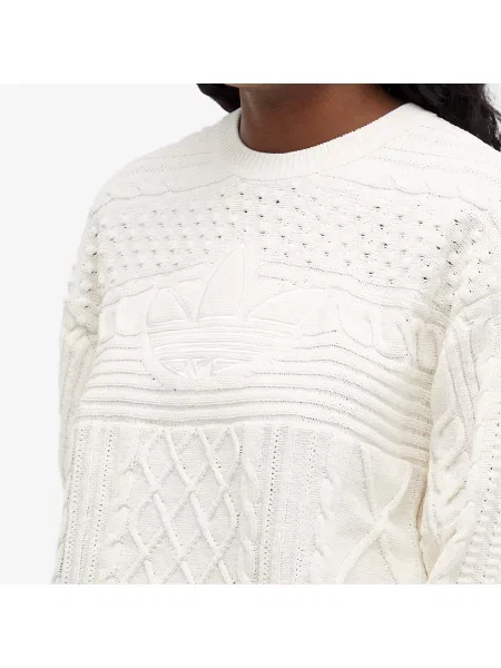 Sweter Adidas biały