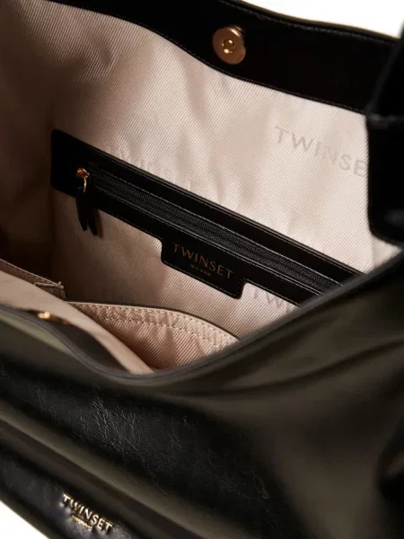 Топ Twinset с катарама черно