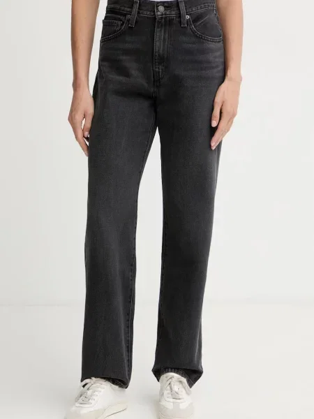 Levi's blugi relaxed fit pentru femei EASY DAD negru