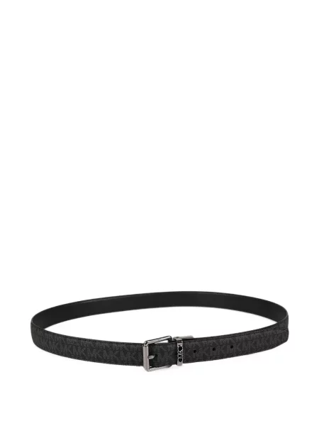 Curea Michael Kors cu imagine cu cataramă negru