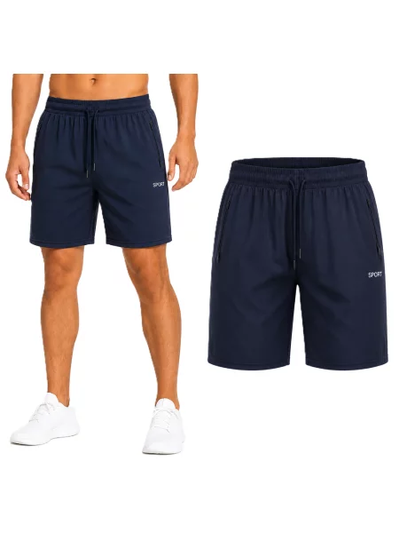 Pantaloni scurți de sport J.style albastru