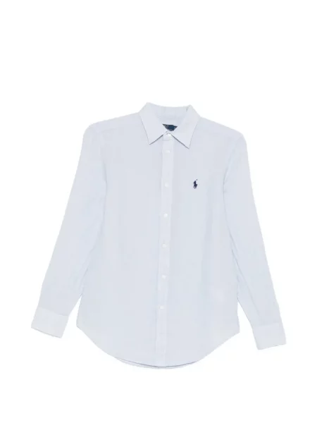 Koszula Polo Ralph Lauren do kolan garniturowa zielona