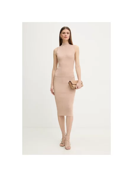 Top Armani Exchange beżowy